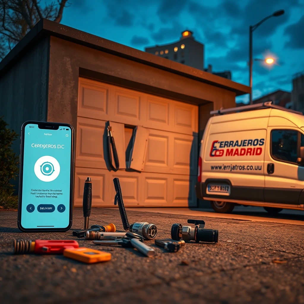 text2img 1f211b9e 3e29 4f38 ba37 e78f9d27d257 00001  - Encuentra un cerrajero que repare puertas de garaje en Madrid ahora mismo