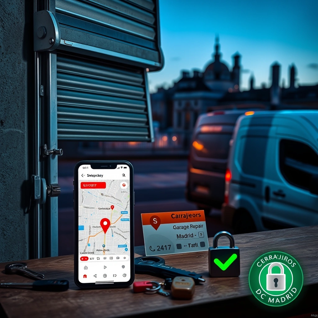 text2img a9415806 70a9 4553 a972 53efbea480f8 00001  - Encuentra un cerrajero que repare puertas de garaje en Madrid ahora mismo