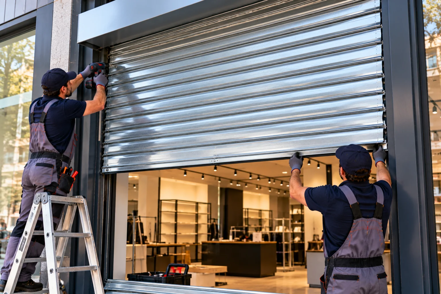 Instalacion de Persianas Metalicas - Instalaci&oacute;n de Persianas Met&aacute;licas para Local y Comercio
